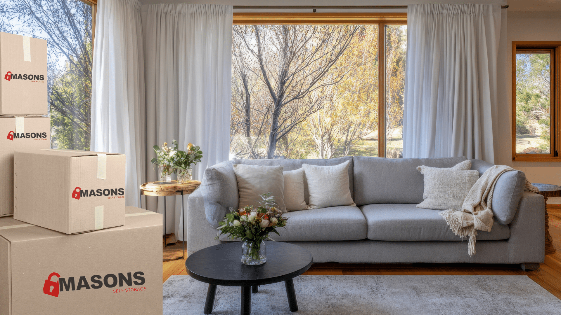 self storage units to declutter a home